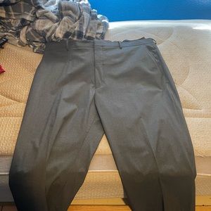 JF Big and Tall Heather Gray 2 Piece Suit. Basically brand new. Pants are 46x30